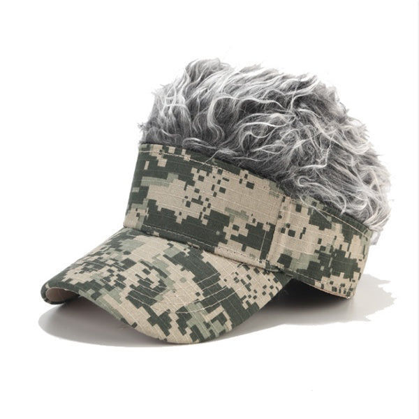 Adjustable Camo Sun Visor Baseball Cap