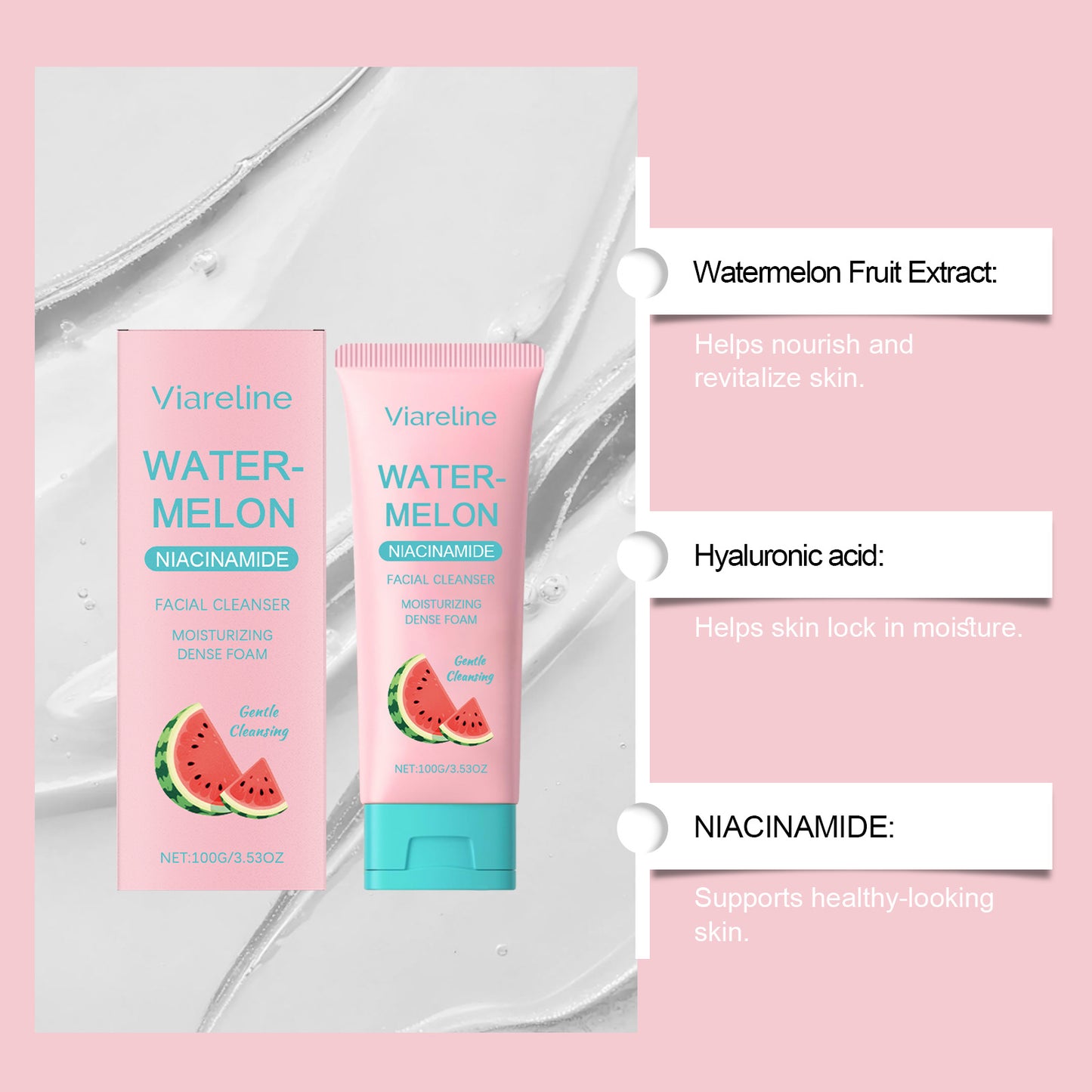 Watermelon Foam Facial Cleanser