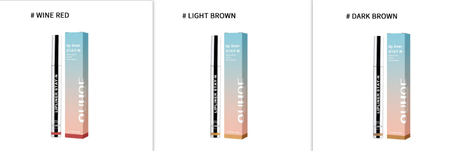 Dark Brown Waterproof Lip Liner Pen – Long-Lasting Soft Plumping Formula