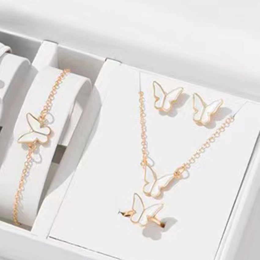 5-Piece Butterfly Jewelry Set for Women