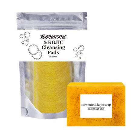 Turmeric Exfoliating Facial Cleansing Pads for Pores & Oil Control