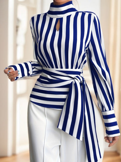 Striped Long Sleeve Top