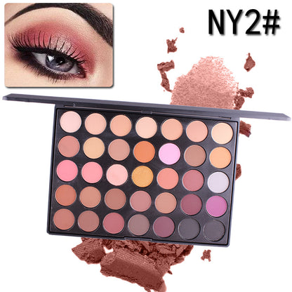 35-Color Shimmer & Matte Eyeshadow Palette