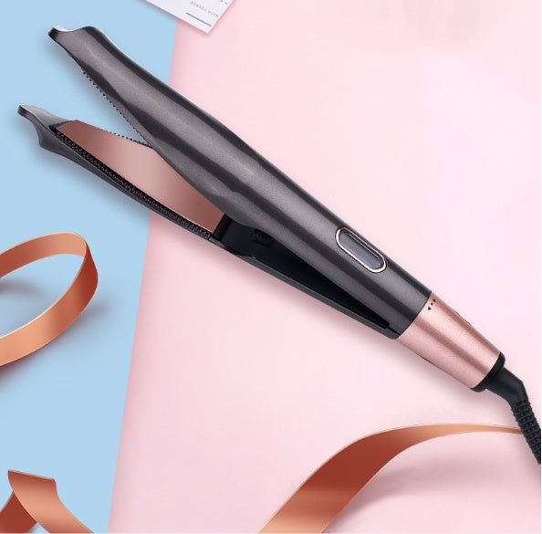 2-in-1 Hair Straightener and Crimper Comb