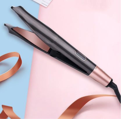 2-in-1 Hair Straightener and Crimper Comb