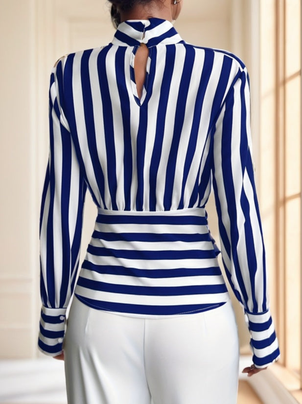 Striped Long Sleeve Top