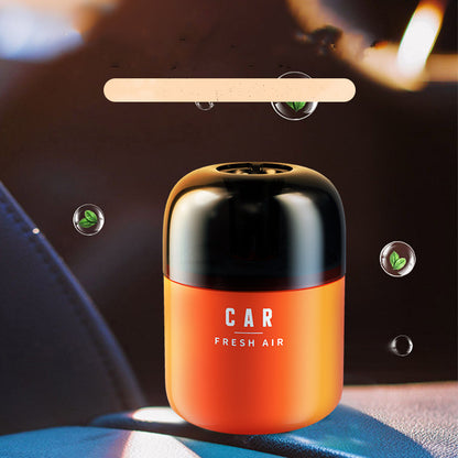 Aromatherapy Solid Balm Car Perfume with Wooden Cover