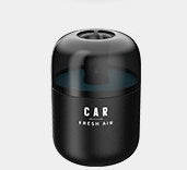 Aromatherapy Solid Balm Car Perfume with Wooden Cover