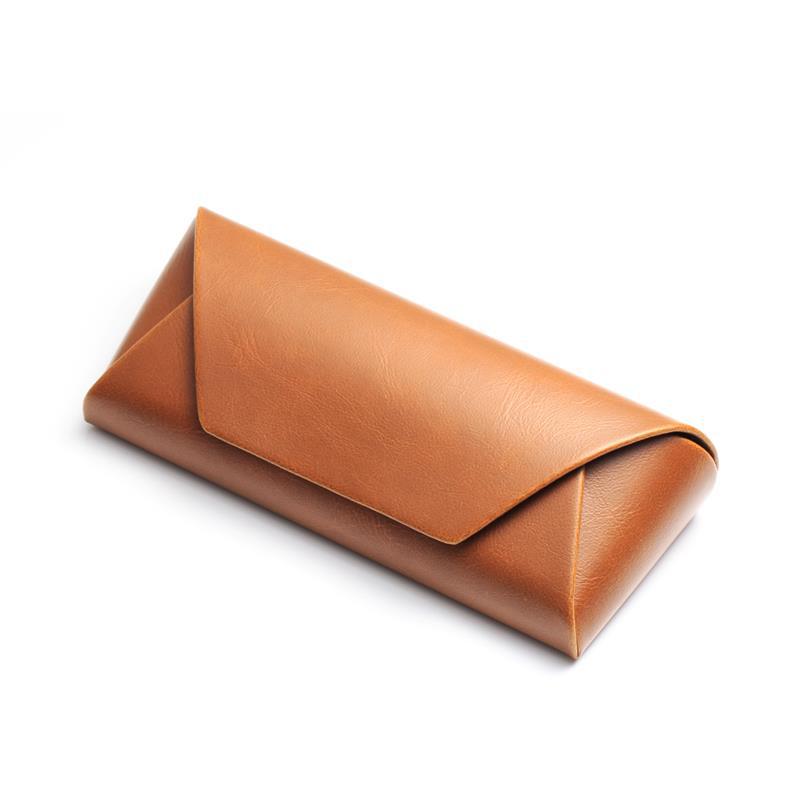 Handmade Japanese Crazy Horse Leather Sunglasses Case