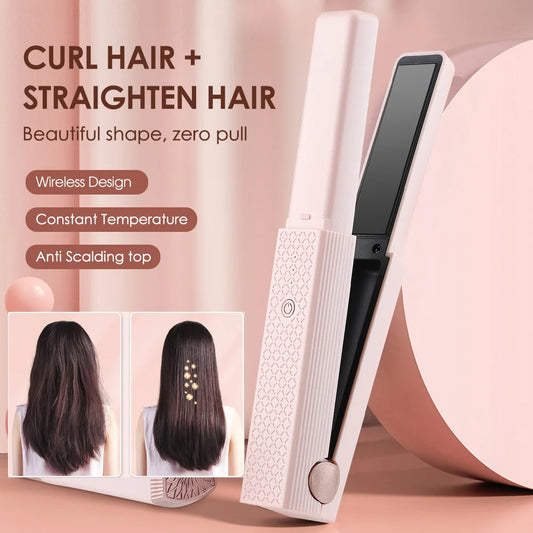 Cordless USB Mini Hair Straightener
