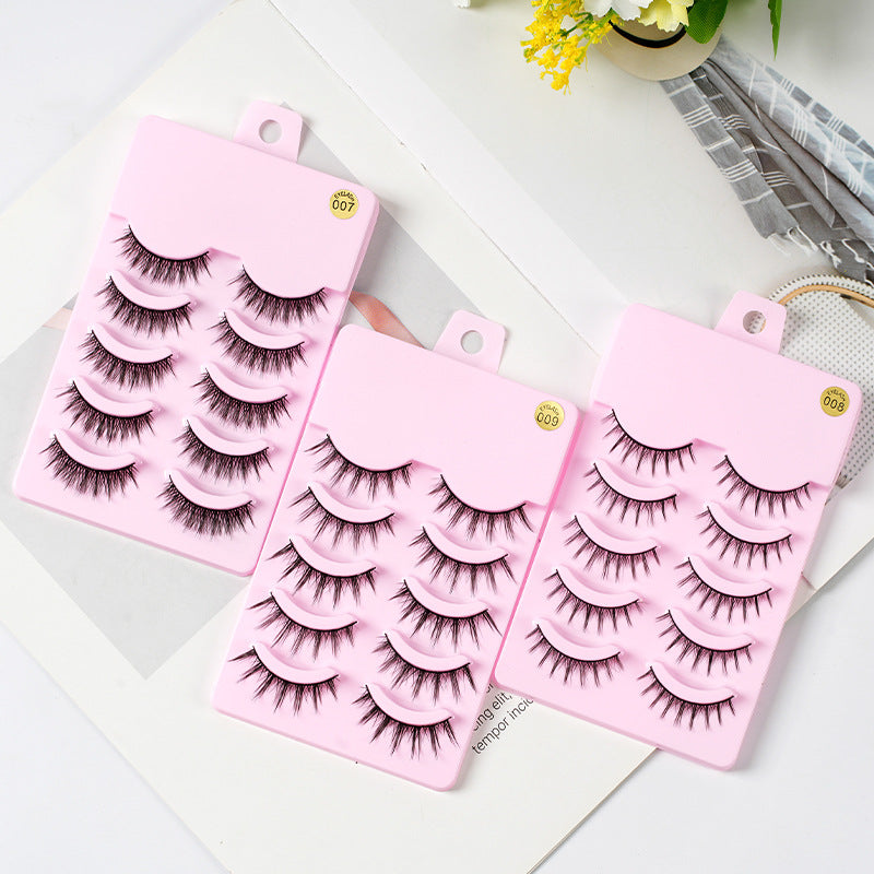 5 Pairs Anime Manga False Lashes