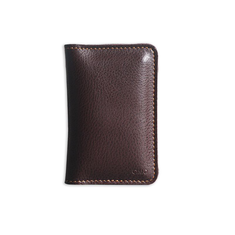 Leather Business Card Holder for Men & Women