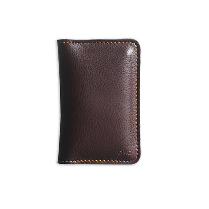 Leather Business Card Holder for Men & Women