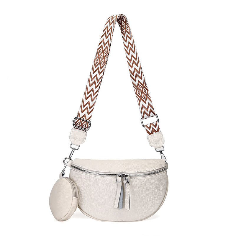 Genuine Leather Crossbody Bag