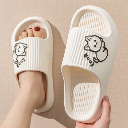Cute Cat Platform Slippers for Women