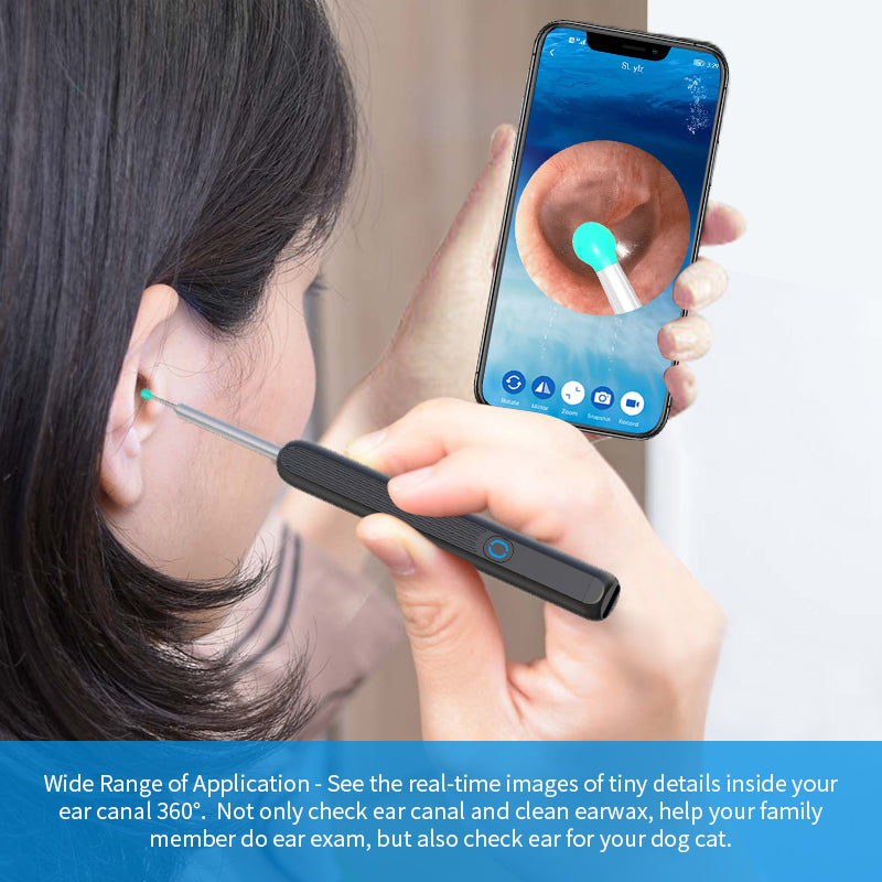 Wireless NE3 Ear Cleaner Otoscope with LED Camera for iPhone