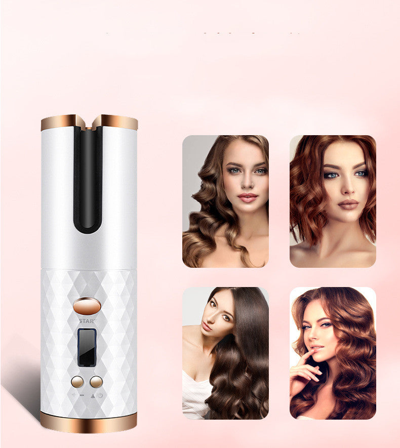 Portable Rechargeable Automatic Hair Curler