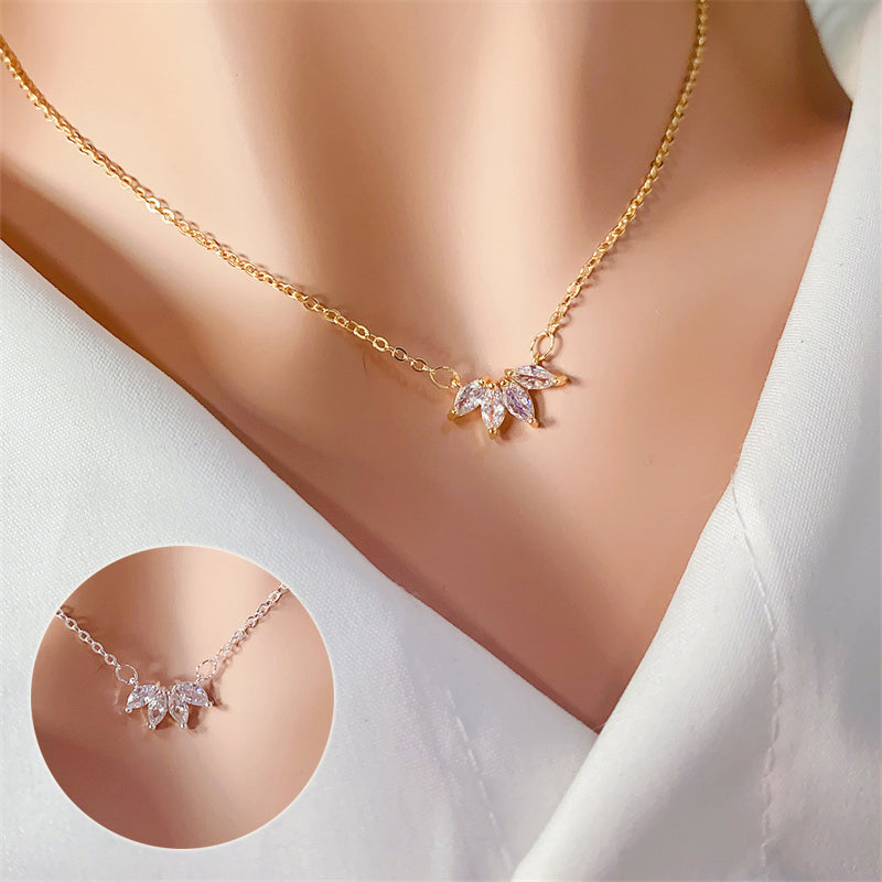 Lotus Flower Pendant Necklace
