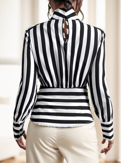 Striped Long Sleeve Top
