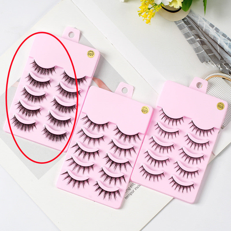 5 Pairs Anime Manga False Lashes