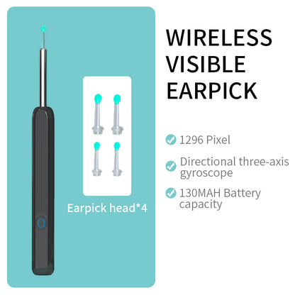 Wireless NE3 Ear Cleaner Otoscope with LED Camera for iPhone