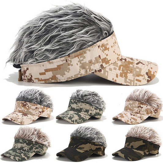 Adjustable Camo Sun Visor Baseball Cap