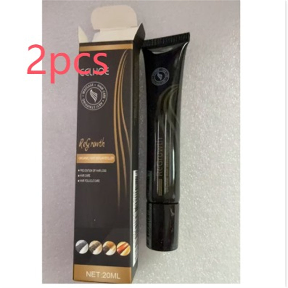 Organic Hair Regrowth Serum Roller Set