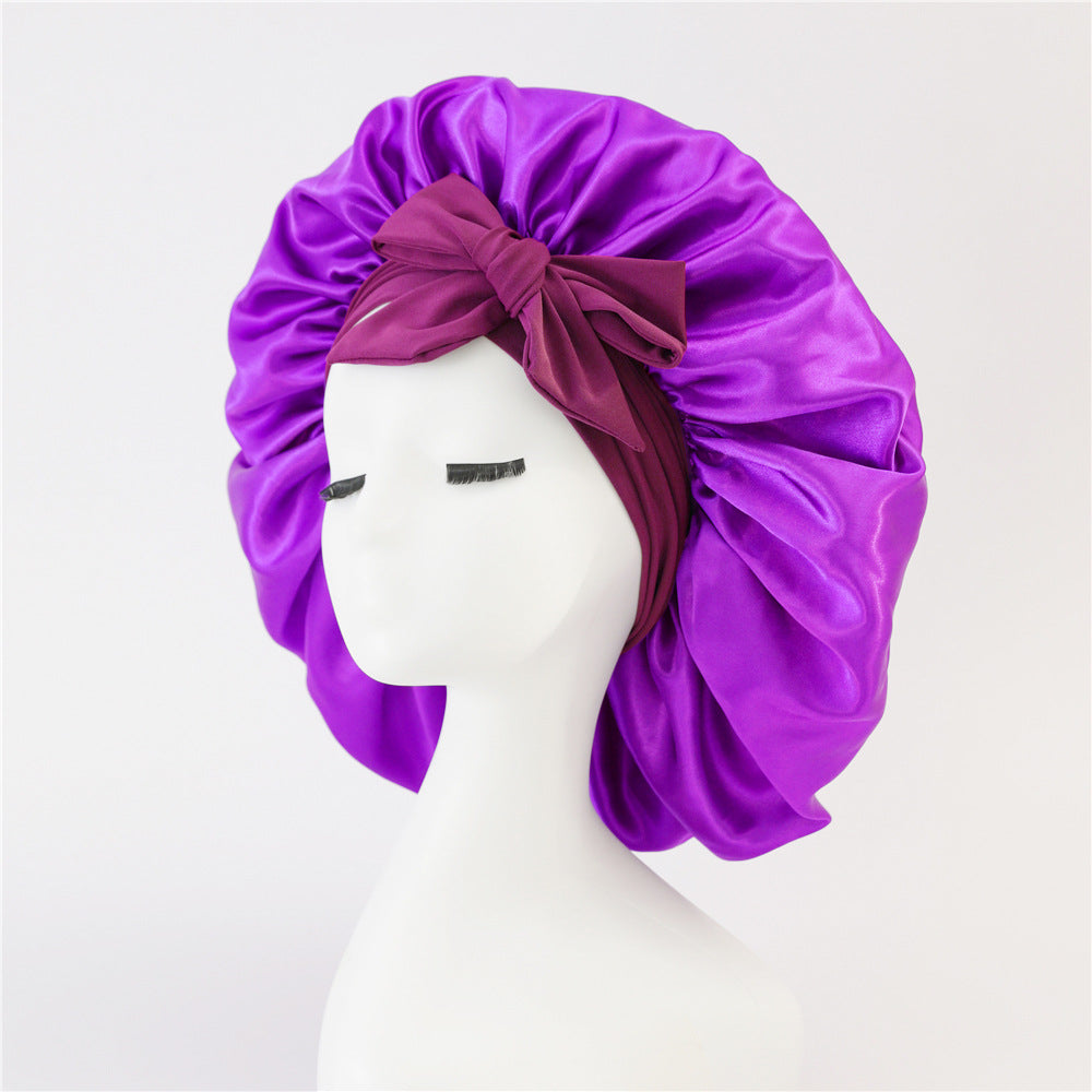 Silk Sleeping Bonnet for Women