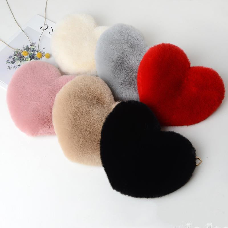 Love Plush Chain Shoulder Bag for Women