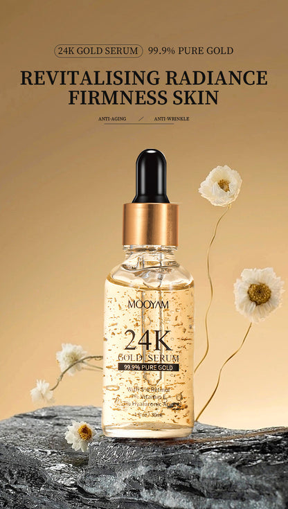 24K Gold Foil Vitamin E & Retinol Face Serum