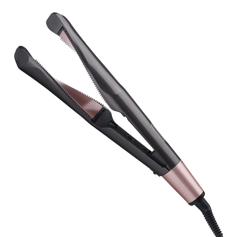 2-in-1 Hair Straightener and Crimper Comb
