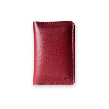 Leather Business Card Holder for Men & Women