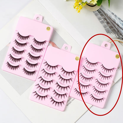 5 Pairs Anime Manga False Lashes