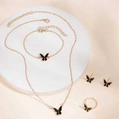 5-Piece Butterfly Jewelry Set for Women