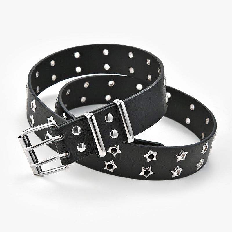 Women’s Fashion Double-Row Star Belt
