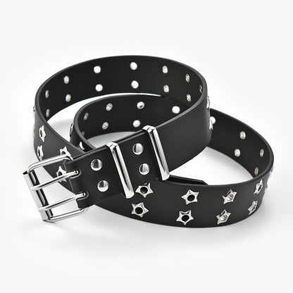 Women’s Fashion Double-Row Star Belt