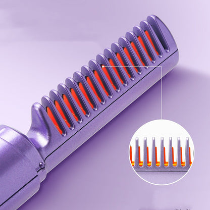 Professional Wireless Hair Straightener & Curler Comb