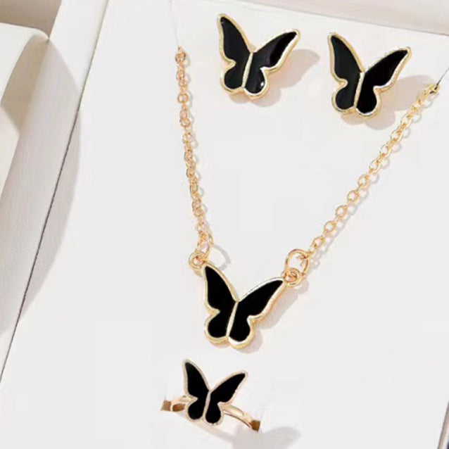 5-Piece Butterfly Jewelry Set for Women