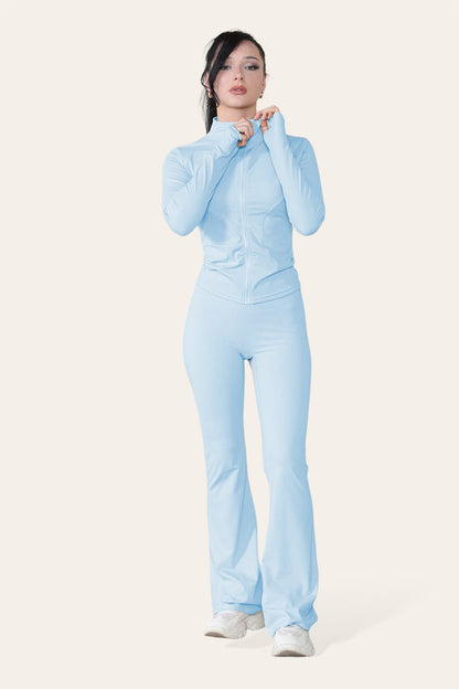 Women Fitted Zip Up Yoga Jacket