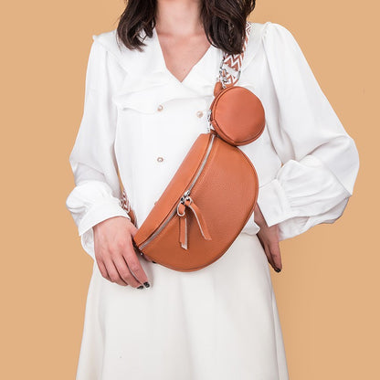 Genuine Leather Crossbody Bag