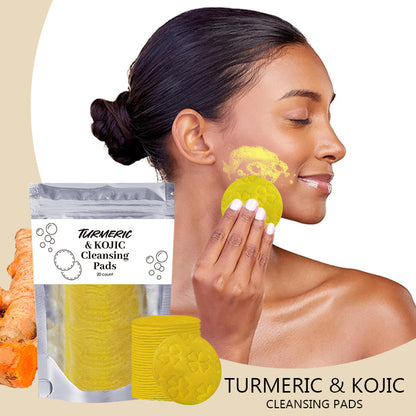Turmeric Exfoliating Facial Cleansing Pads for Pores & Oil Control