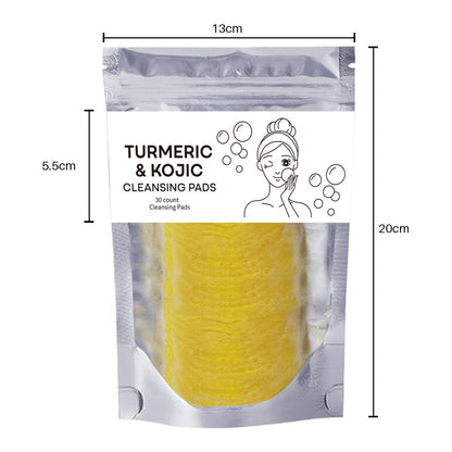 Turmeric Exfoliating Facial Cleansing Pads for Pores & Oil Control