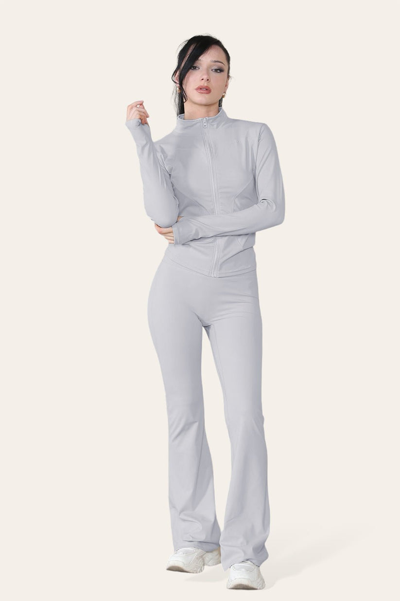 Women Fitted Zip Up Yoga Jacket