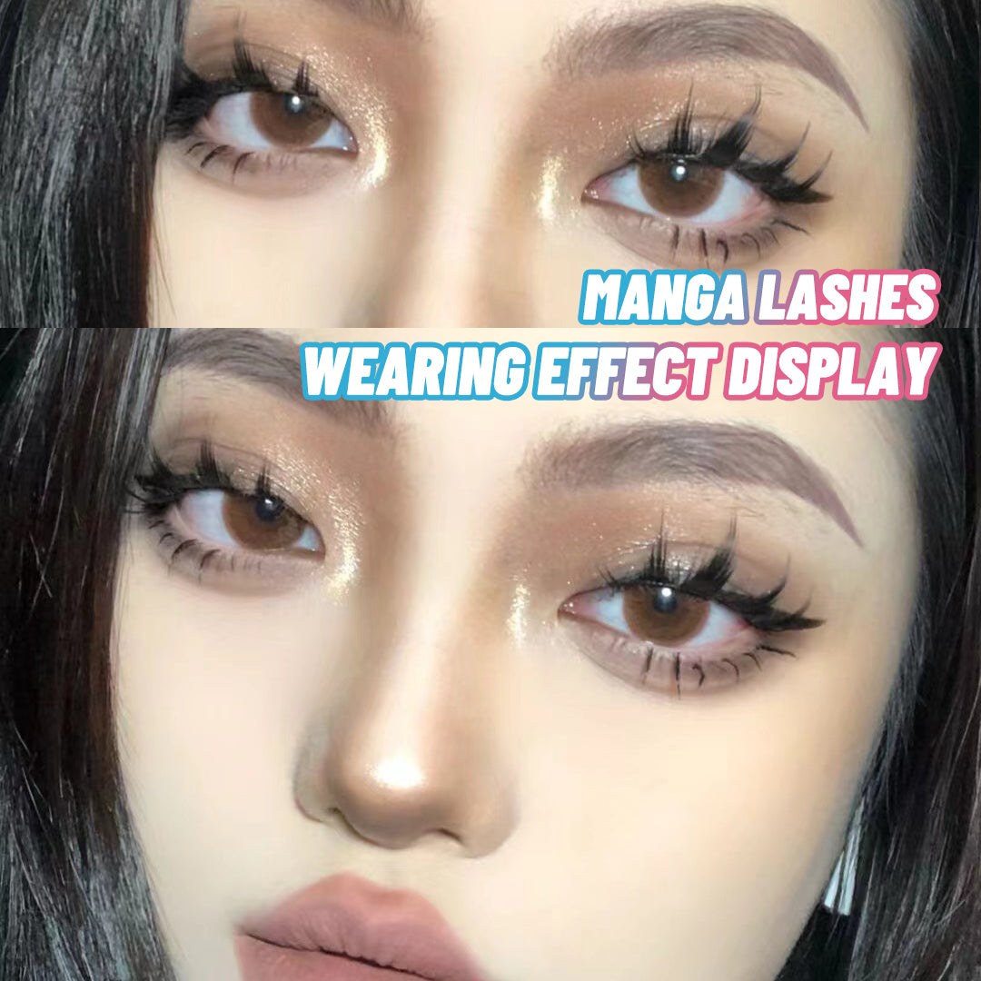 5 Pairs Anime Manga False Lashes