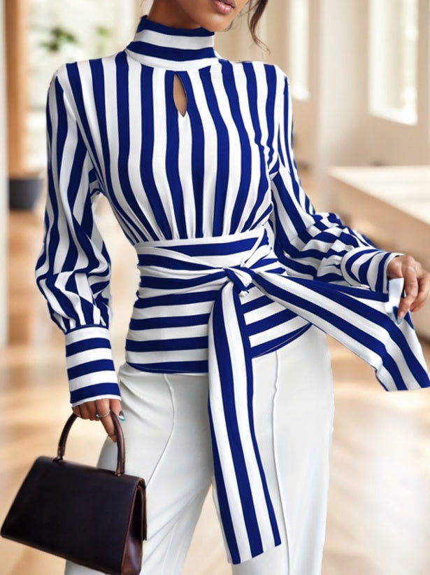 Striped Long Sleeve Top