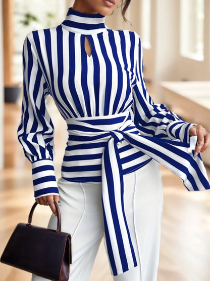 Striped Long Sleeve Top