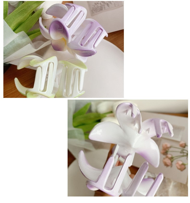 Plumeria Flower Hair Clips