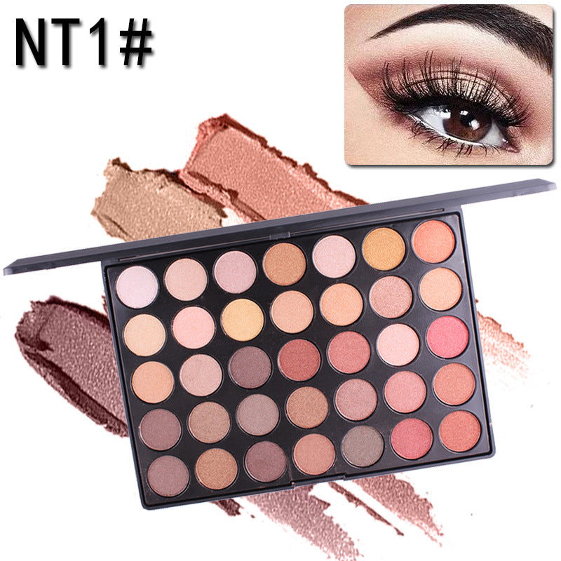 35-Color Shimmer & Matte Eyeshadow Palette