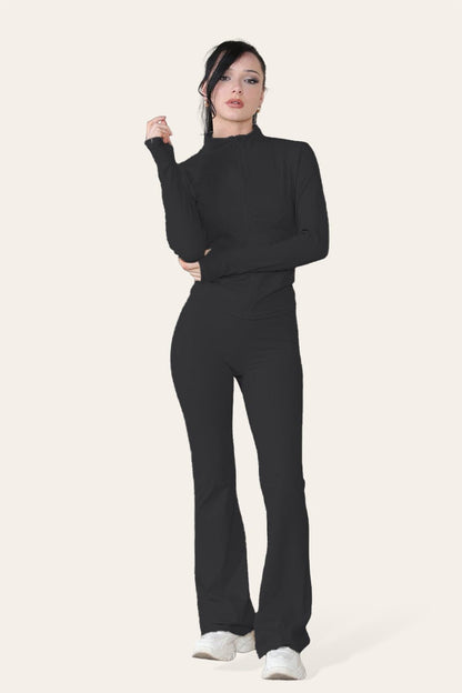 Women Fitted Zip Up Yoga Jacket