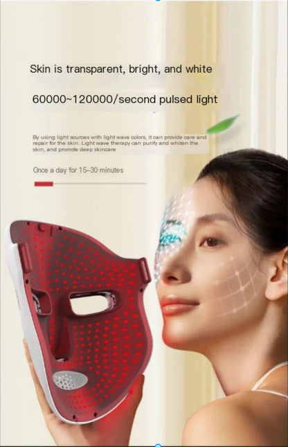 7-Color LED Light Therapy Facial Mask